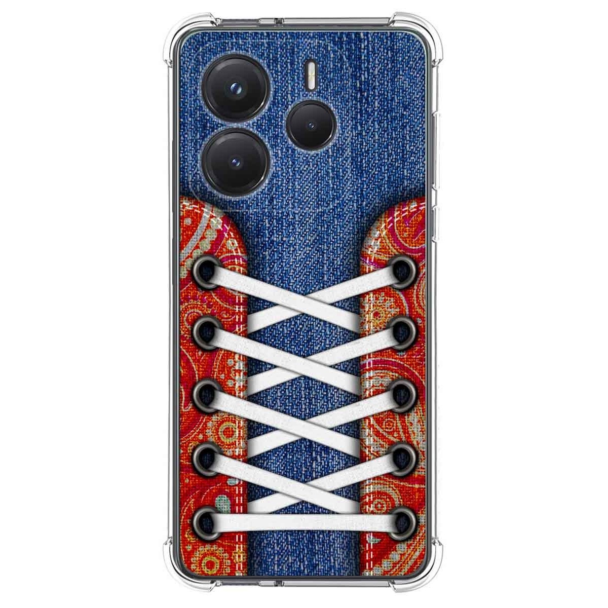 Funda Silicona Antigolpes para Xiaomi Redmi Note 14 5G diseño Zapatillas 11 Dibujos