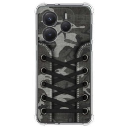 Funda Silicona Antigolpes para Xiaomi Redmi Note 14 5G diseño Zapatillas 15 Dibujos