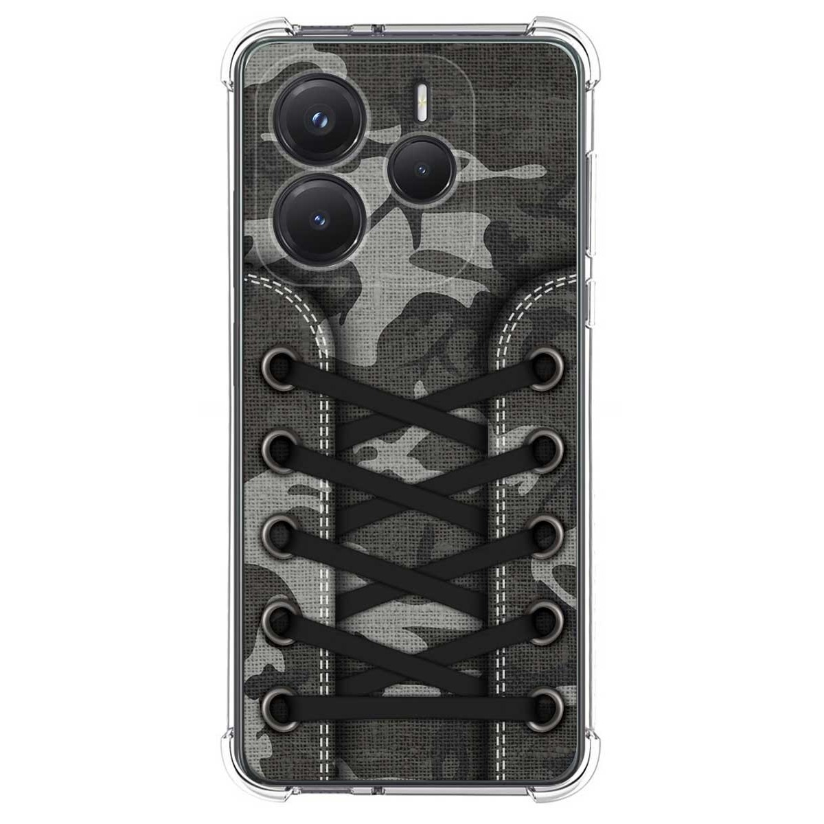 Funda Silicona Antigolpes para Xiaomi Redmi Note 14 5G diseño Zapatillas 15 Dibujos