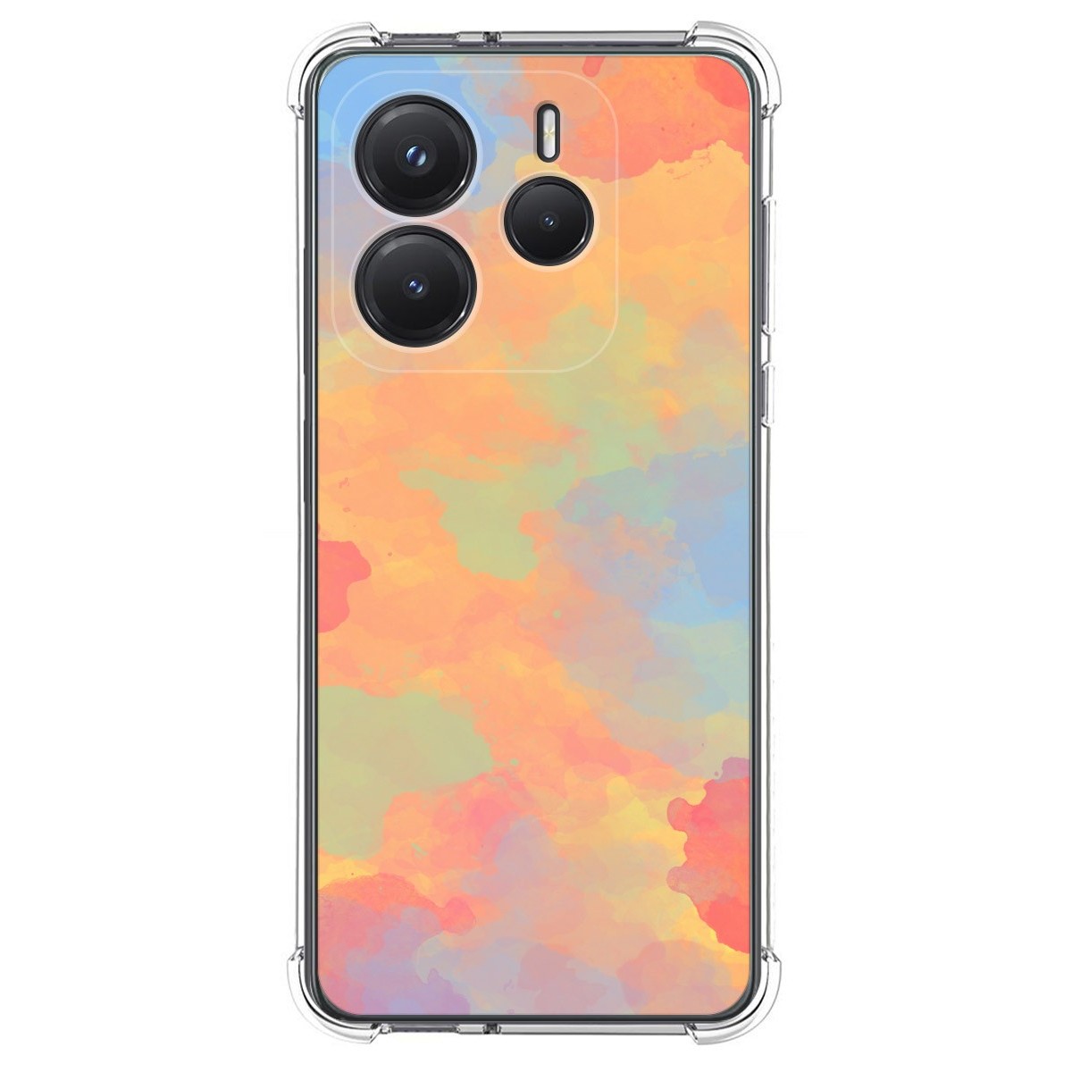 Funda Silicona Antigolpes para Xiaomi Redmi Note 14 5G diseño Acuarela 08 Dibujos