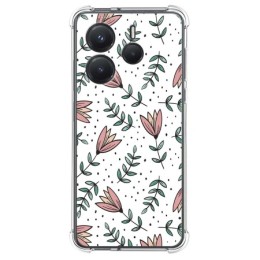 Funda Silicona Antigolpes para Xiaomi Redmi Note 14 5G diseño Flores 01 Dibujos