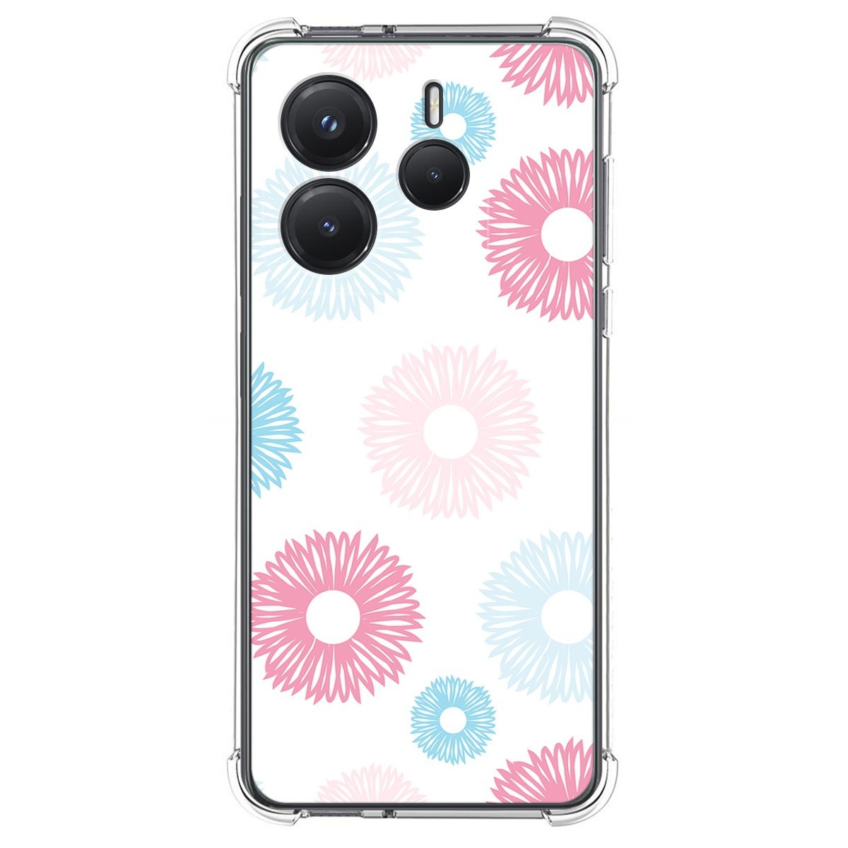 Funda Silicona Antigolpes para Xiaomi Redmi Note 14 5G diseño Flores 06 Dibujos