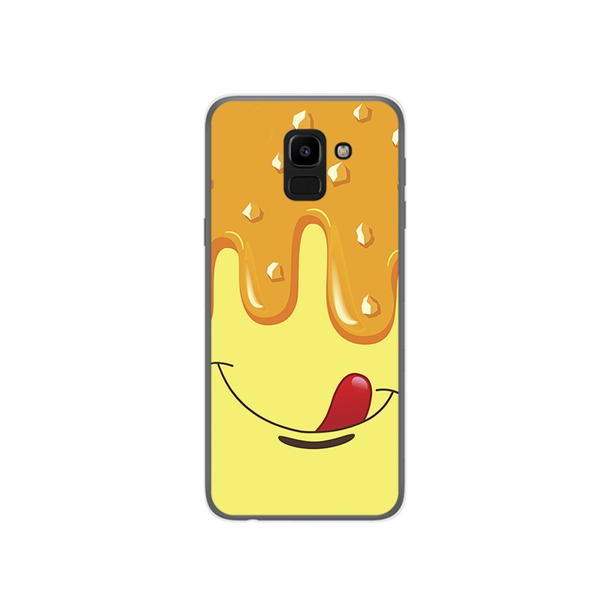 Funda Gel Tpu para Samsung Galaxy J6 (2018) Diseño Helado Vainilla Dibujos