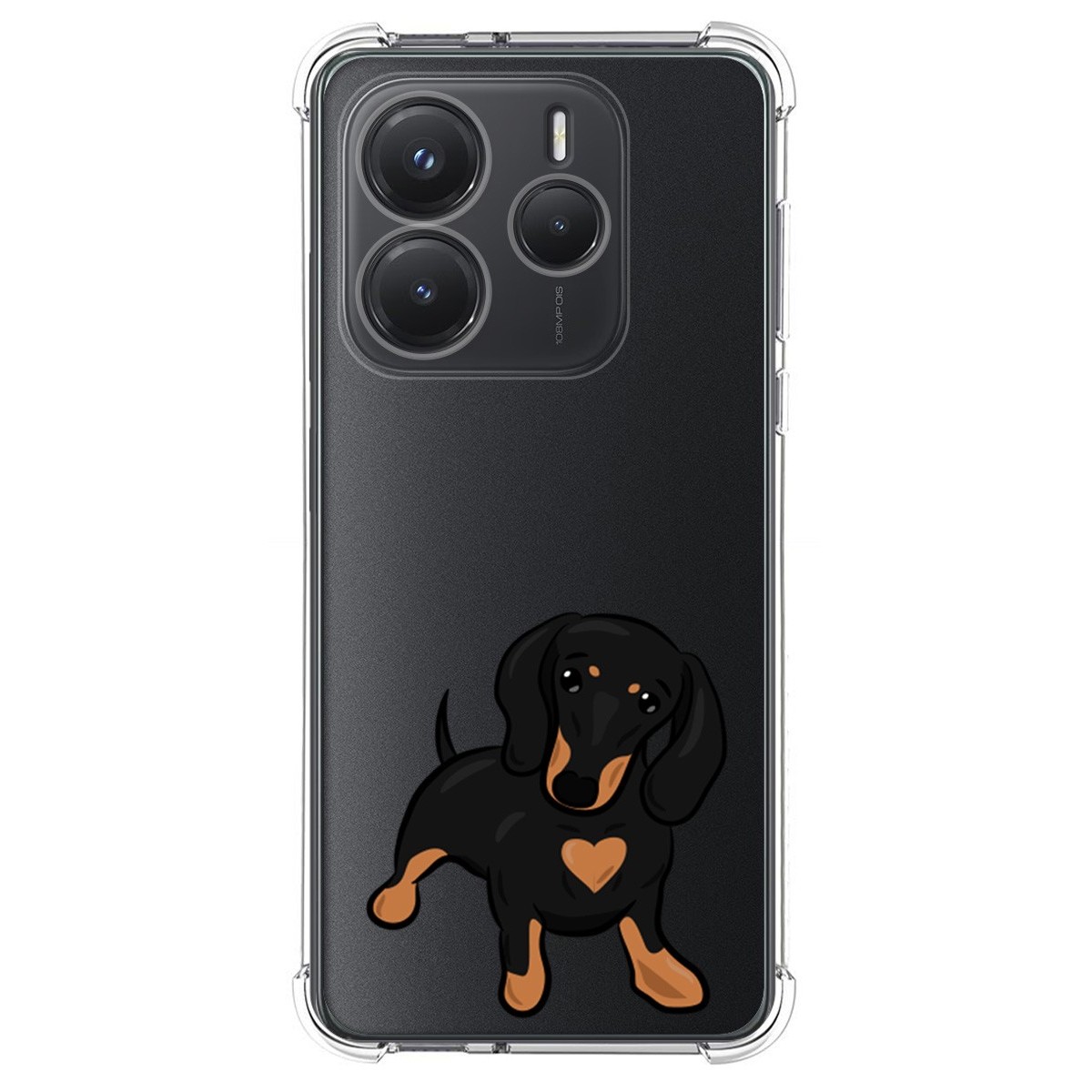 Funda Silicona Antigolpes para Xiaomi Redmi Note 14 5G diseño Perros 04 Dibujos