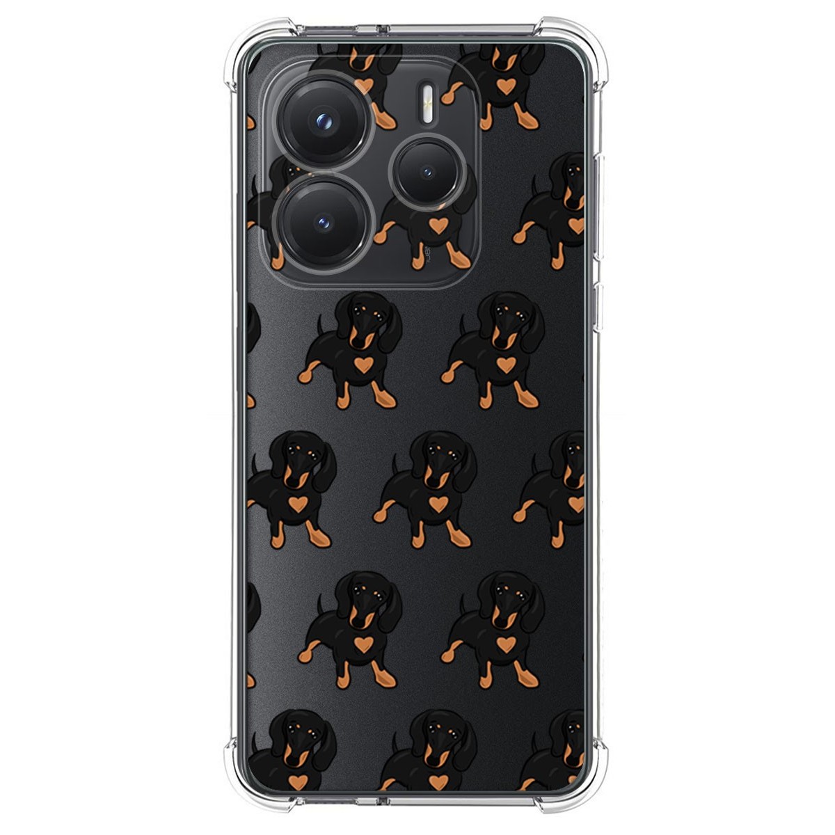 Funda Silicona Antigolpes para Xiaomi Redmi Note 14 5G diseño Perros 10 Dibujos