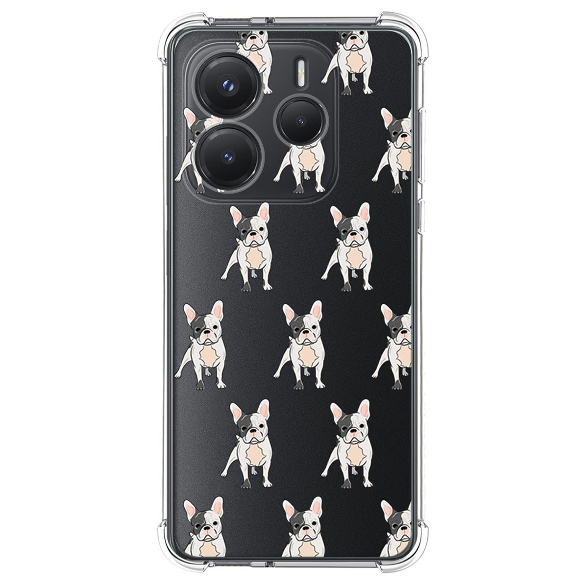 Funda Silicona Antigolpes para Xiaomi Redmi Note 14 5G diseño Perros 12 Dibujos