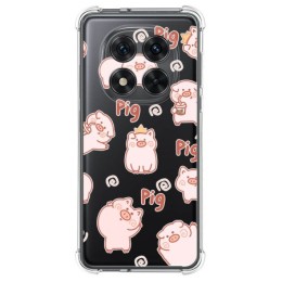 Funda Silicona Antigolpes para Xiaomi Redmi Note 14 Pro 5G diseño Cerdos Dibujos