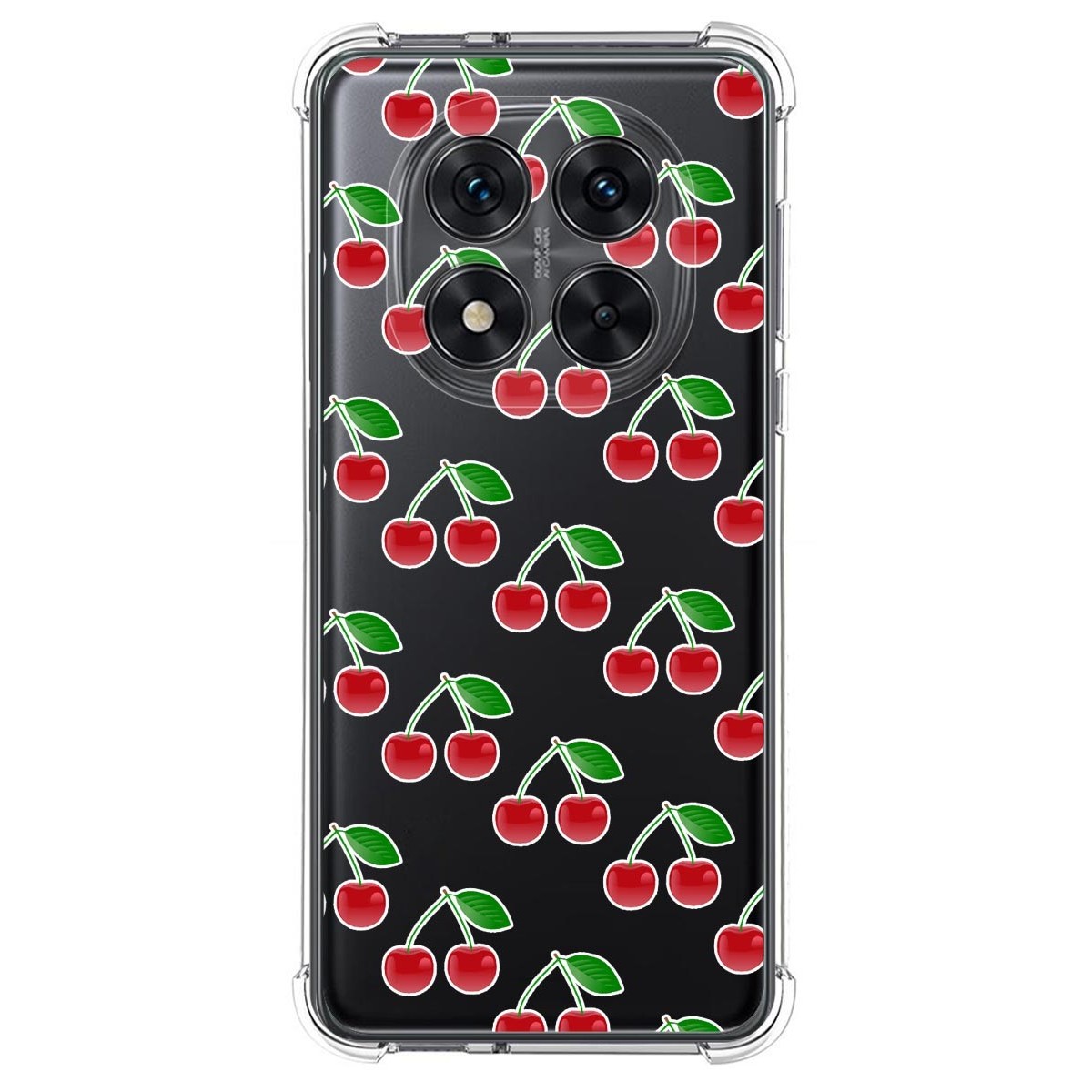 Funda Silicona Antigolpes para Xiaomi Redmi Note 14 Pro 5G diseño Cerezas Dibujos