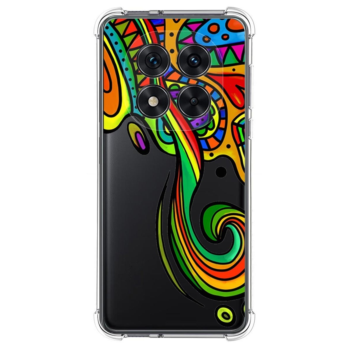 Funda Silicona Antigolpes para Xiaomi Redmi Note 14 Pro 5G diseño Colores Dibujos