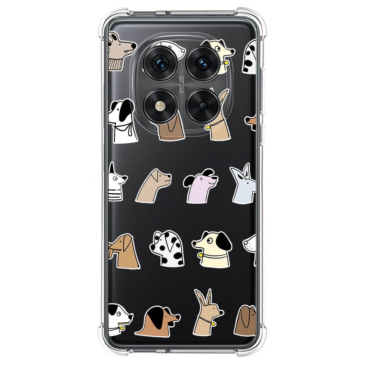 Funda Silicona Antigolpes para Xiaomi Redmi Note 14 Pro 5G diseño Perros Dibujos