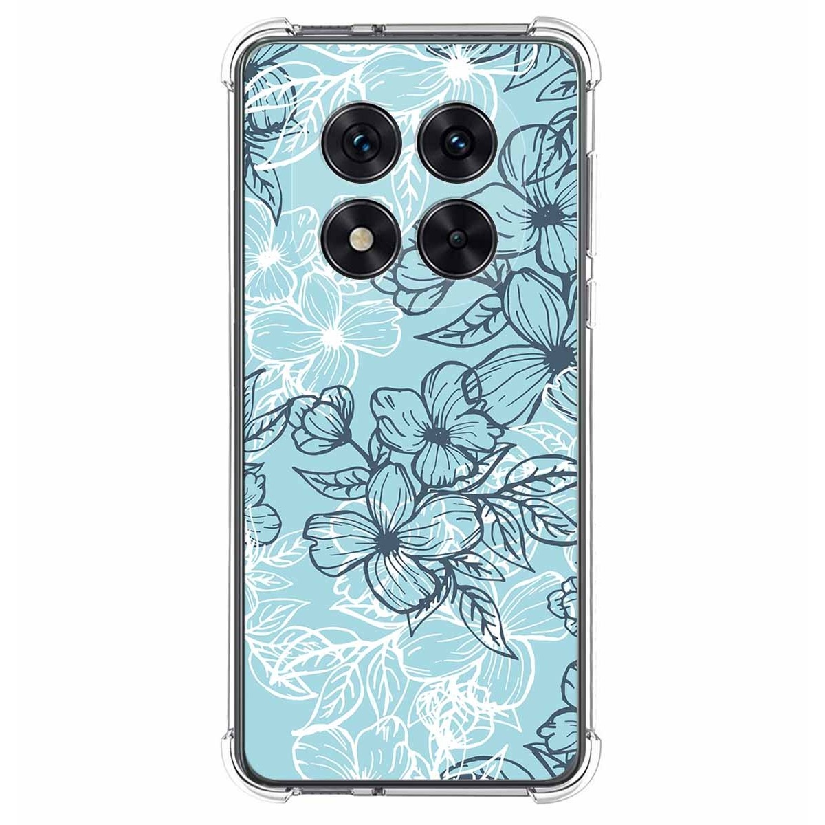Funda Silicona Antigolpes para Xiaomi Redmi Note 14 Pro 5G diseño Flores 03 Dibujos