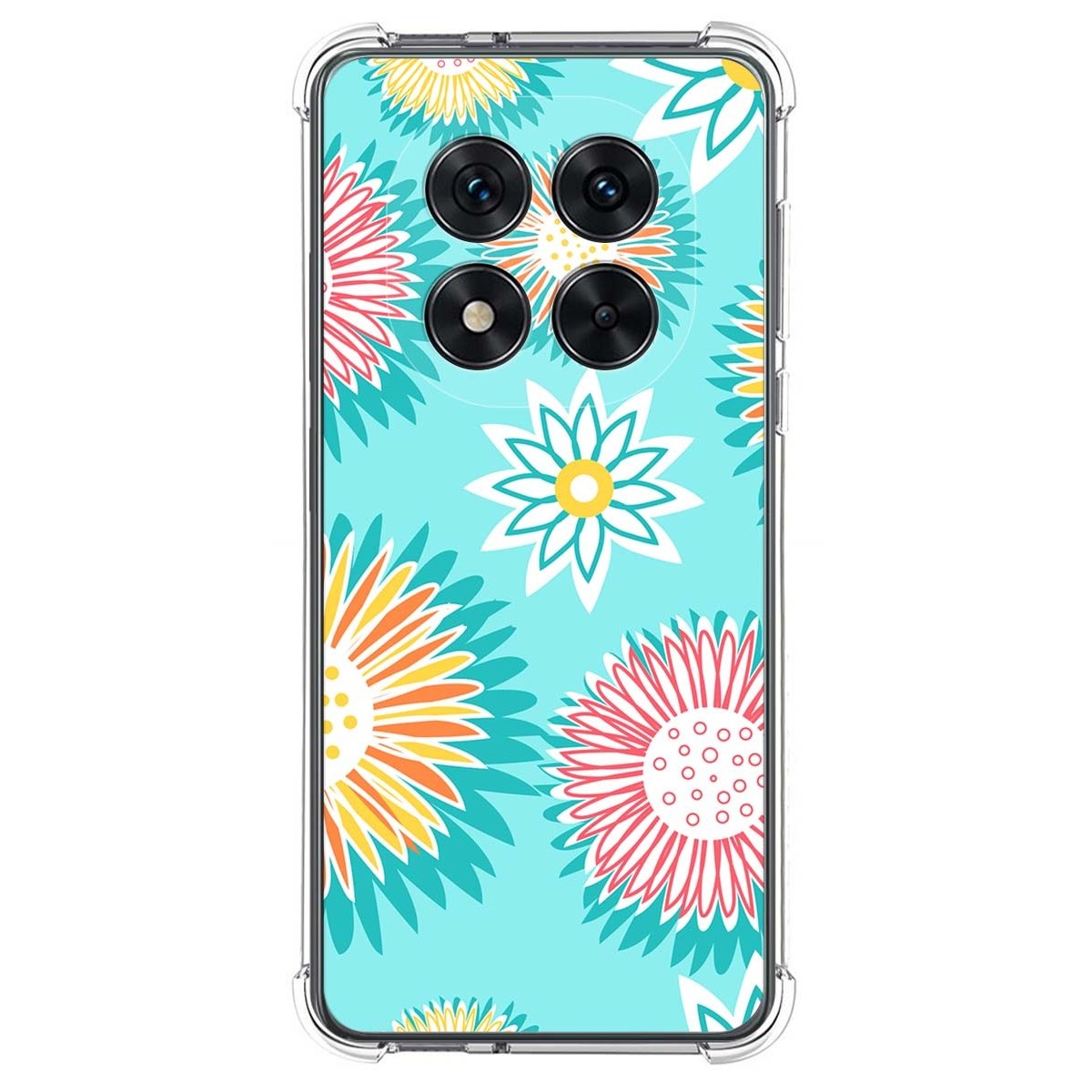 Funda Silicona Antigolpes para Xiaomi Redmi Note 14 Pro 5G diseño Flores 05 Dibujos