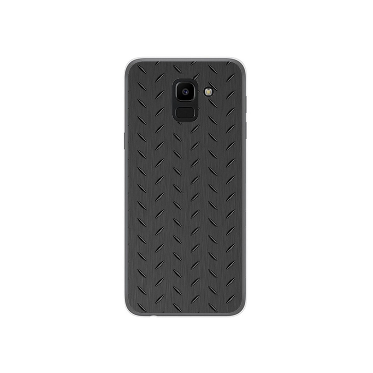 Funda Gel Tpu para Samsung Galaxy J6 (2018) Diseño Metal Dibujos