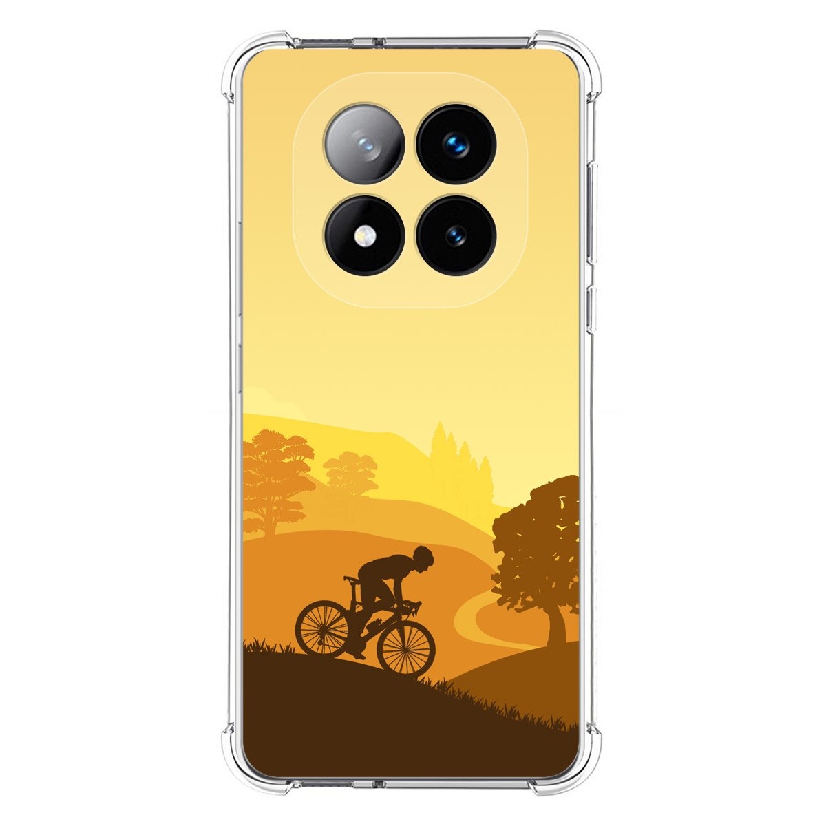 Funda Silicona Antigolpes para Xiaomi Redmi Note 14 Pro+ Plus 5G diseño Ciclista Dibujos
