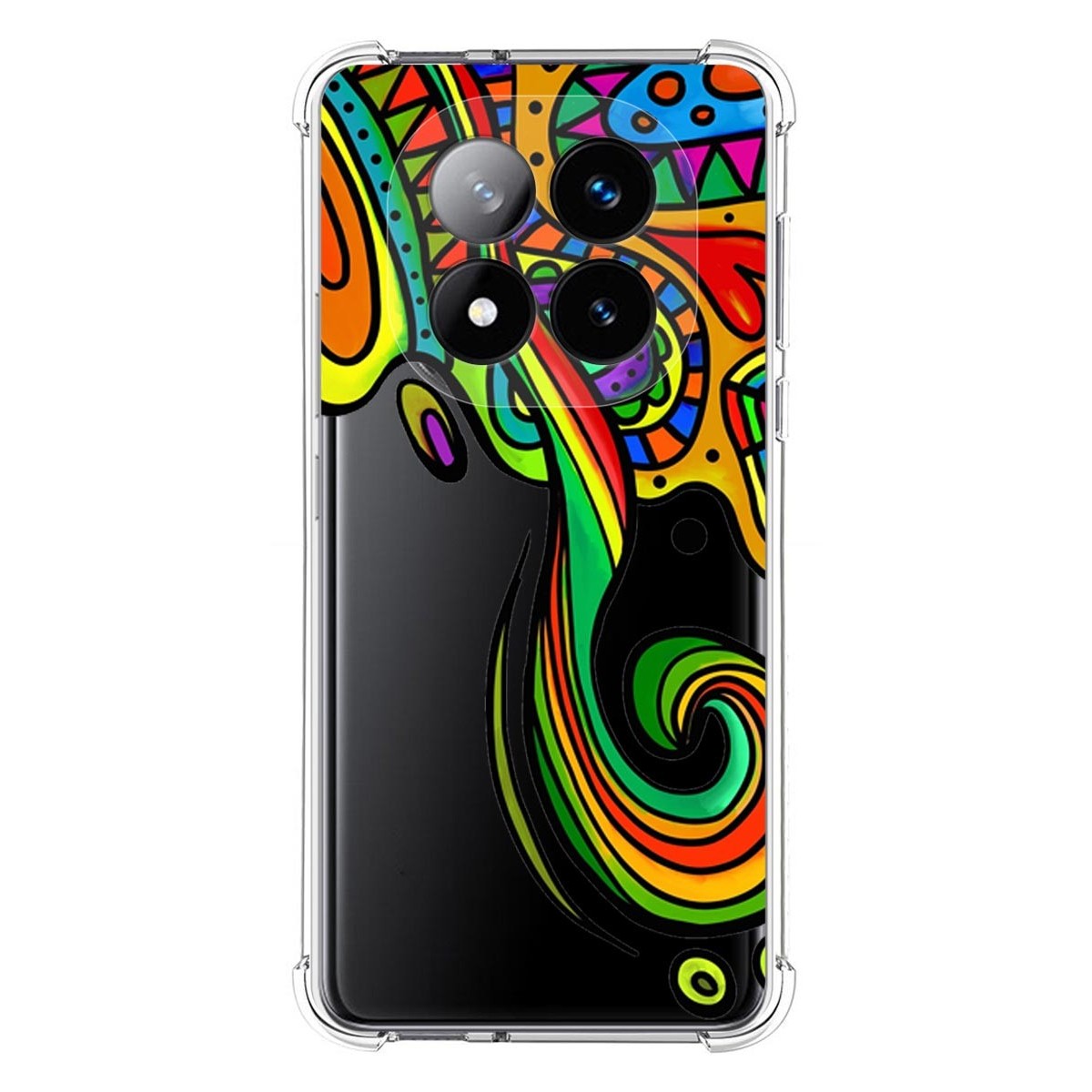 Funda Silicona Antigolpes para Xiaomi Redmi Note 14 Pro+ Plus 5G diseño Colores Dibujos