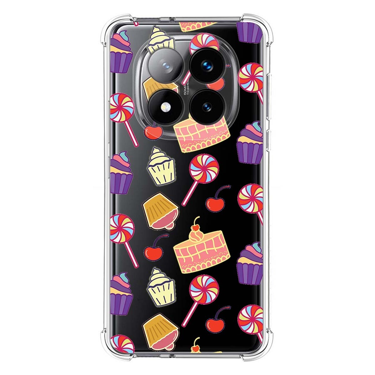 Funda Silicona Antigolpes para Xiaomi Redmi Note 14 Pro+ Plus 5G diseño Dulces 01 Dibujos