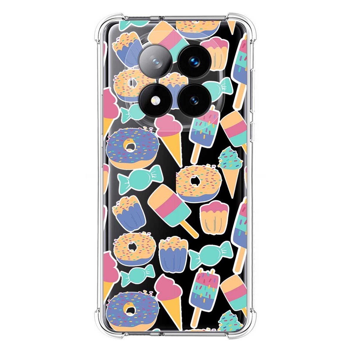 Funda Silicona Antigolpes para Xiaomi Redmi Note 14 Pro+ Plus 5G diseño Dulces 02 Dibujos