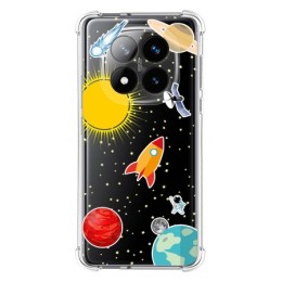 Funda Silicona Antigolpes para Xiaomi Redmi Note 14 Pro+ Plus 5G diseño Espacio Dibujos