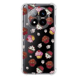 Funda Silicona Antigolpes para Xiaomi Redmi Note 14 Pro+ Plus 5G diseño Muffins Dibujos