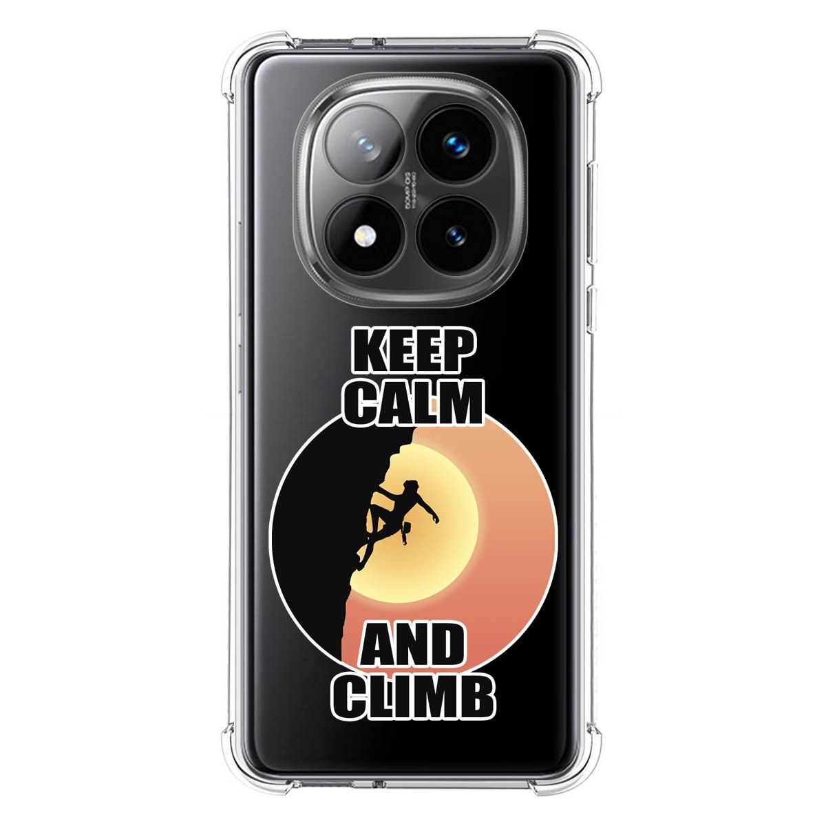 Funda Silicona Antigolpes para Xiaomi Redmi Note 14 Pro+ Plus 5G diseño Mujer Escalada Dibujos