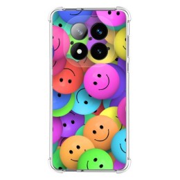 Funda Silicona Antigolpes para Xiaomi Redmi Note 14 Pro+ Plus 5G diseño Smile Dibujos