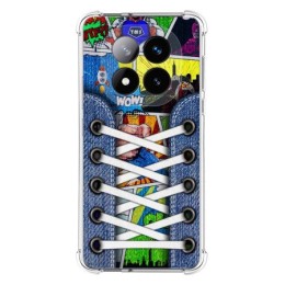 Funda Silicona Antigolpes para Xiaomi Redmi Note 14 Pro+ Plus 5G diseño Zapatillas 14 Dibujos
