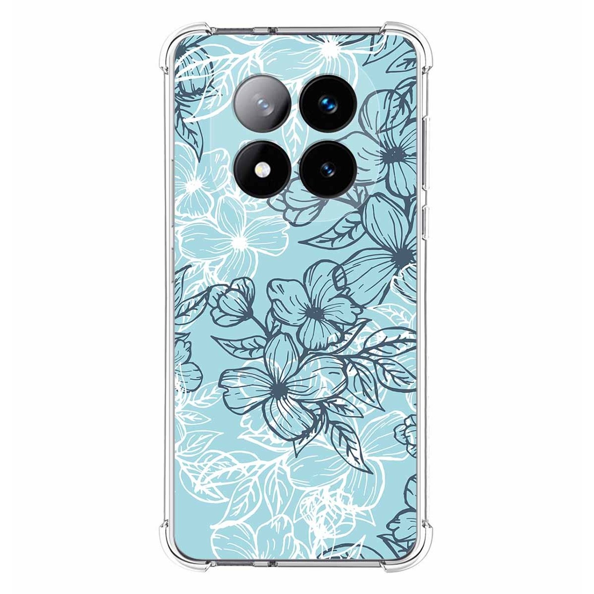 Funda Silicona Antigolpes para Xiaomi Redmi Note 14 Pro+ Plus 5G diseño Flores 03 Dibujos