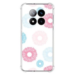 Funda Silicona Antigolpes para Xiaomi Redmi Note 14 Pro+ Plus 5G diseño Flores 06 Dibujos