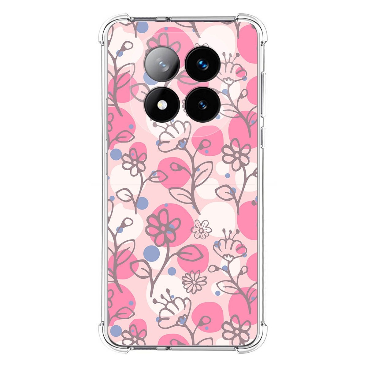 Funda Silicona Antigolpes para Xiaomi Redmi Note 14 Pro+ Plus 5G diseño Flores 07 Dibujos