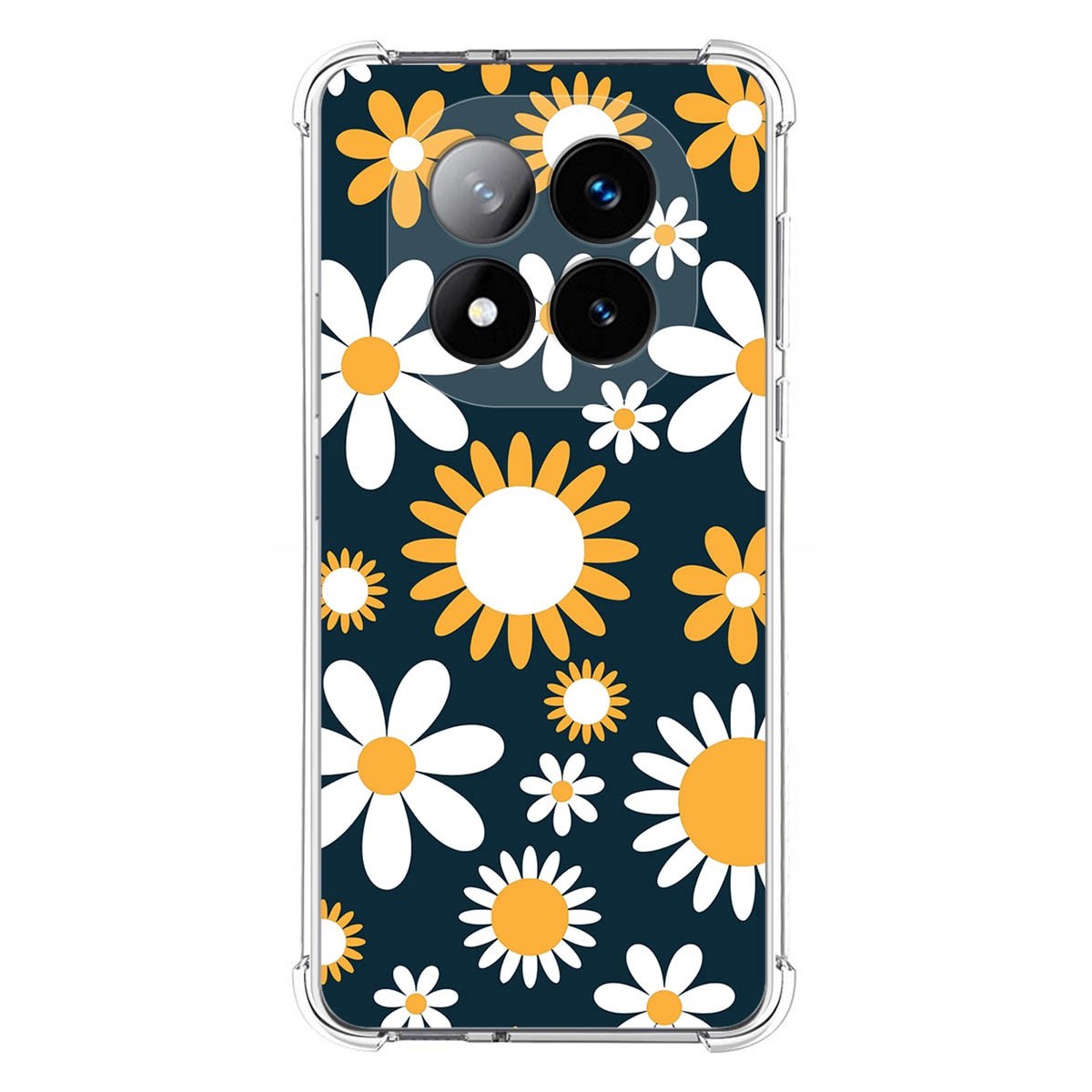 Funda Silicona Antigolpes para Xiaomi Redmi Note 14 Pro+ Plus 5G diseño Flores 08 Dibujos