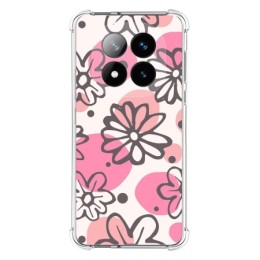 Funda Silicona Antigolpes para Xiaomi Redmi Note 14 Pro+ Plus 5G diseño Flores 09 Dibujos