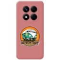 Funda Silicona Líquida Rosa para Xiaomi Poco X7 5G diseño Adventure Dibujos
