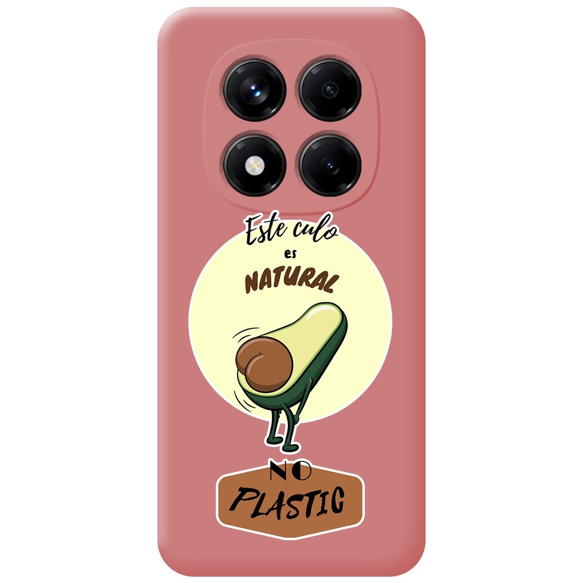 Funda Silicona Líquida Rosa para Xiaomi Poco X7 5G diseño Culo Natural Dibujos