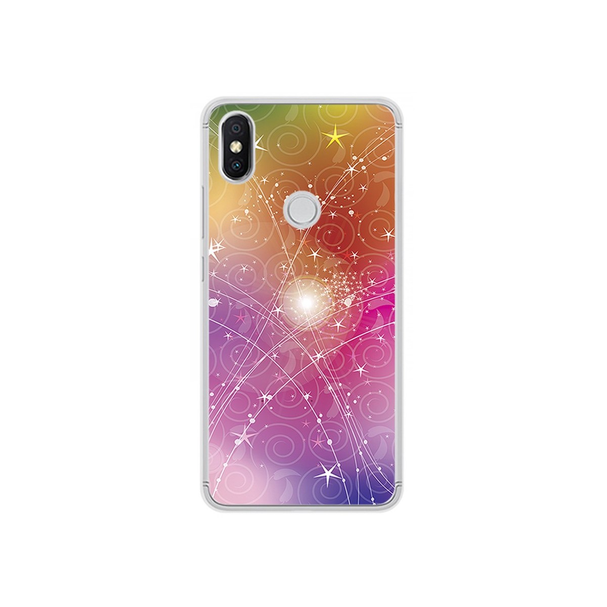Funda Gel Tpu para Xiaomi Redmi S2 Diseño Abstracto Dibujos