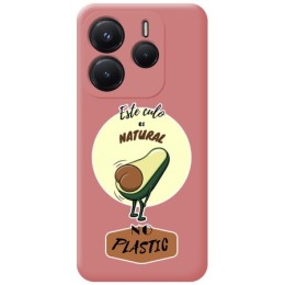 Funda Silicona Líquida Rosa para Xiaomi Redmi Note 14 4G diseño Culo Natural Dibujos