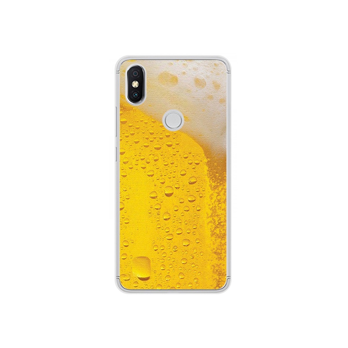 Funda Gel Tpu para Xiaomi Redmi S2 Diseño Cerveza Dibujos