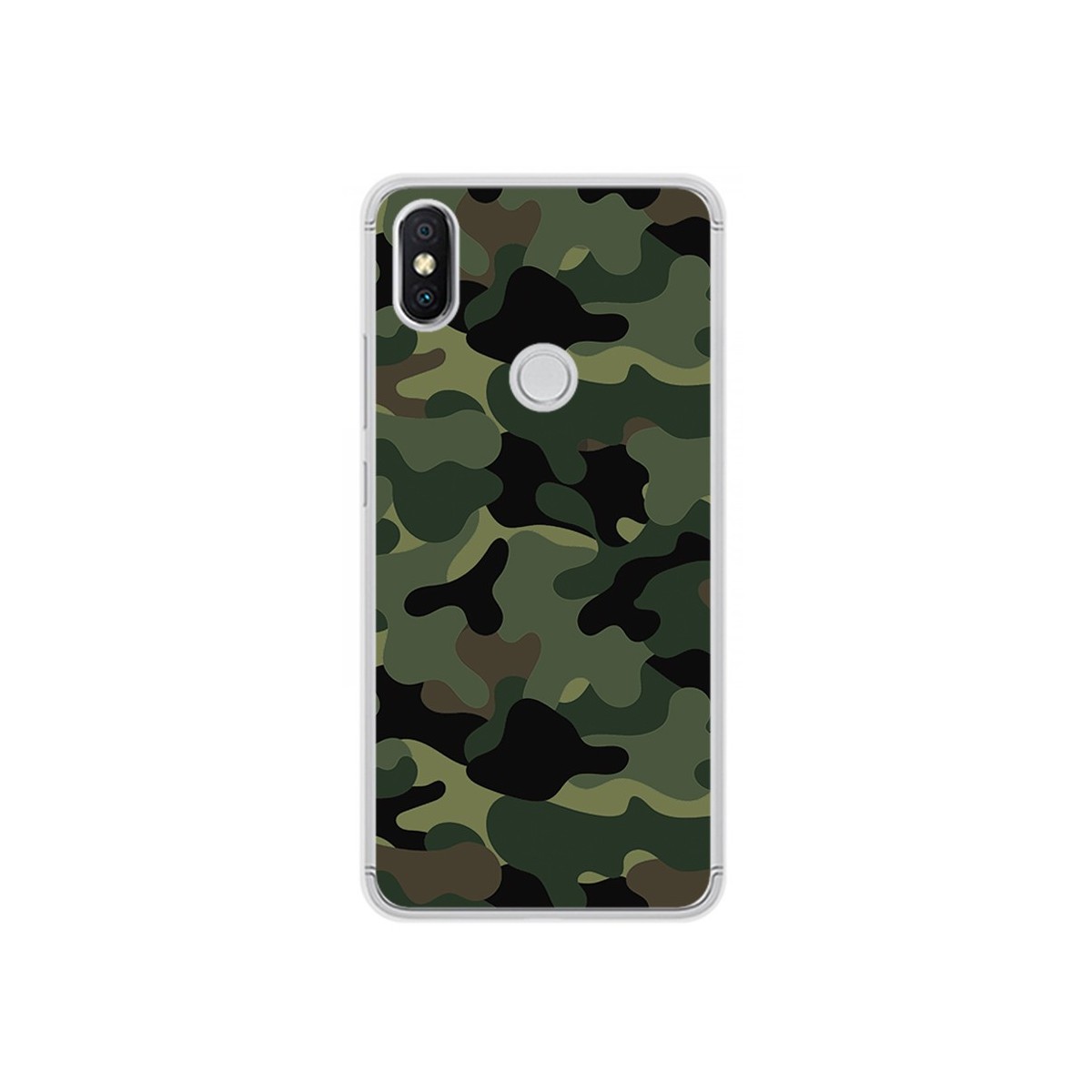 Funda Gel Tpu para Xiaomi Redmi S2 Diseño Camuflaje Dibujos
