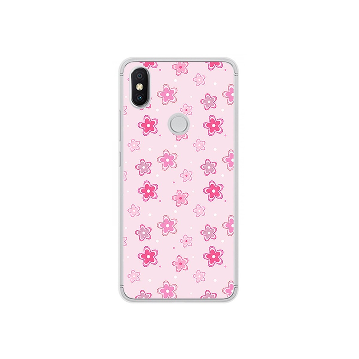 Funda Gel Tpu para Xiaomi Redmi S2 Diseño Flores Dibujos