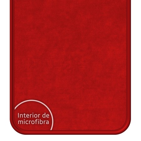 Funda Silicona Líquida Roja para Xiaomi Redmi Note 14 Pro 5G diseño Vegan Life Dibujos
