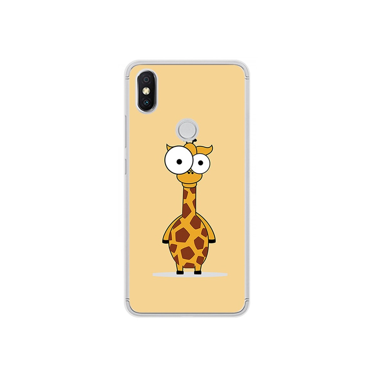 Funda Gel Tpu para Xiaomi Redmi S2 Diseño Jirafa Dibujos