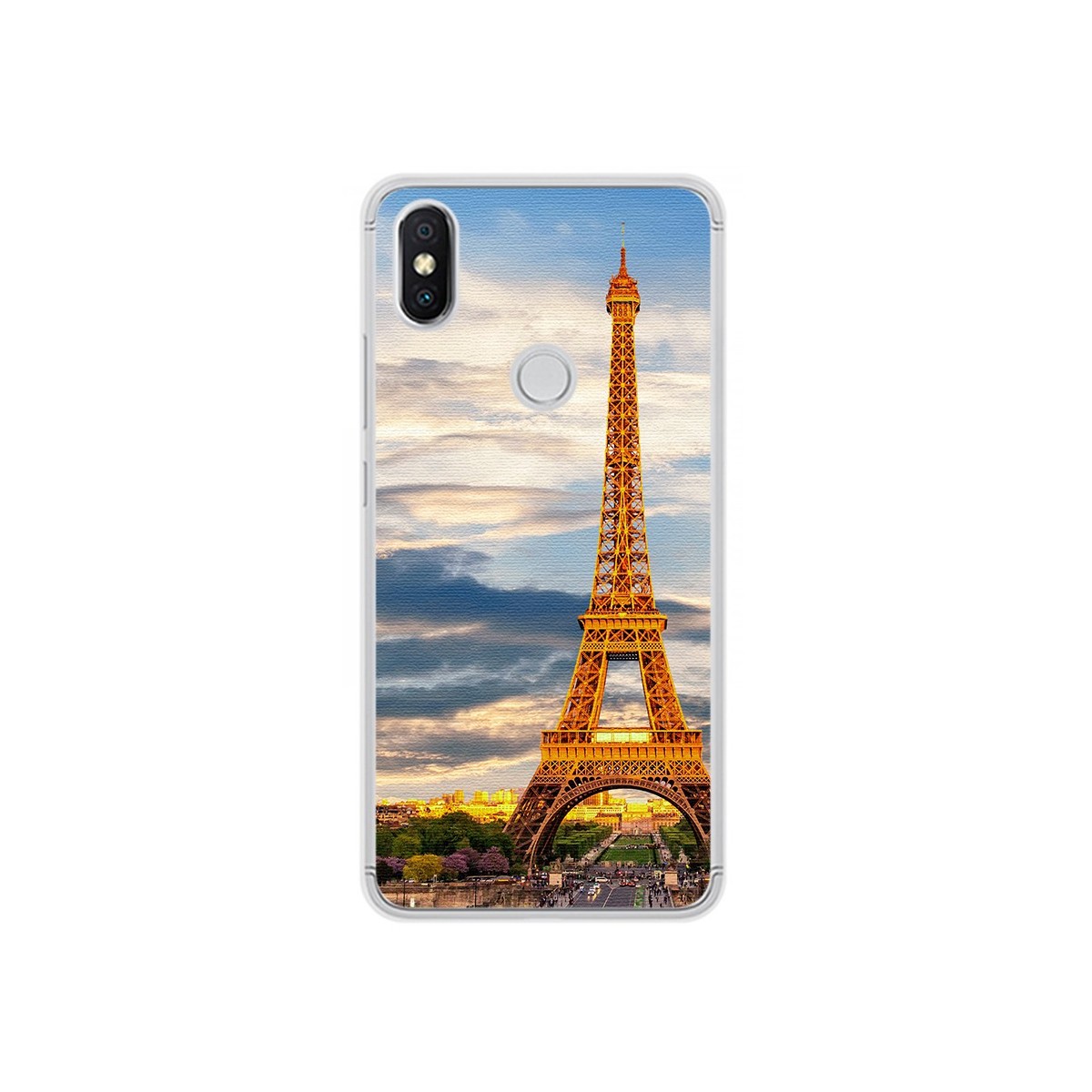 Funda Gel Tpu para Xiaomi Redmi S2 Diseño Paris Dibujos