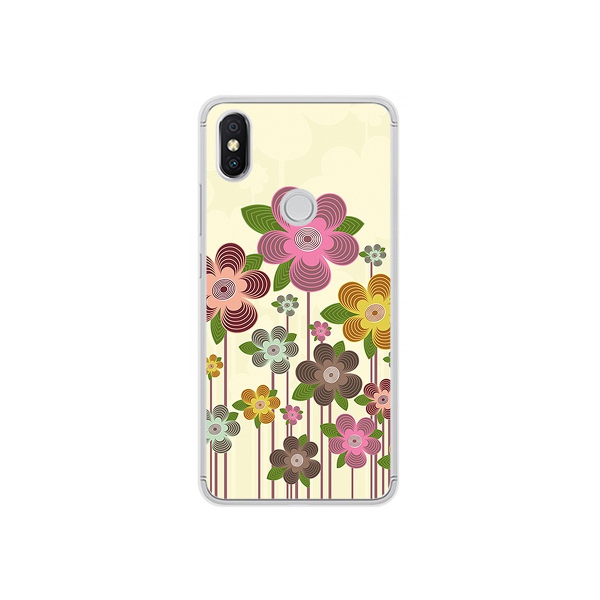 Funda Gel Tpu para Xiaomi Redmi S2 Diseño Primavera En Flor Dibujos