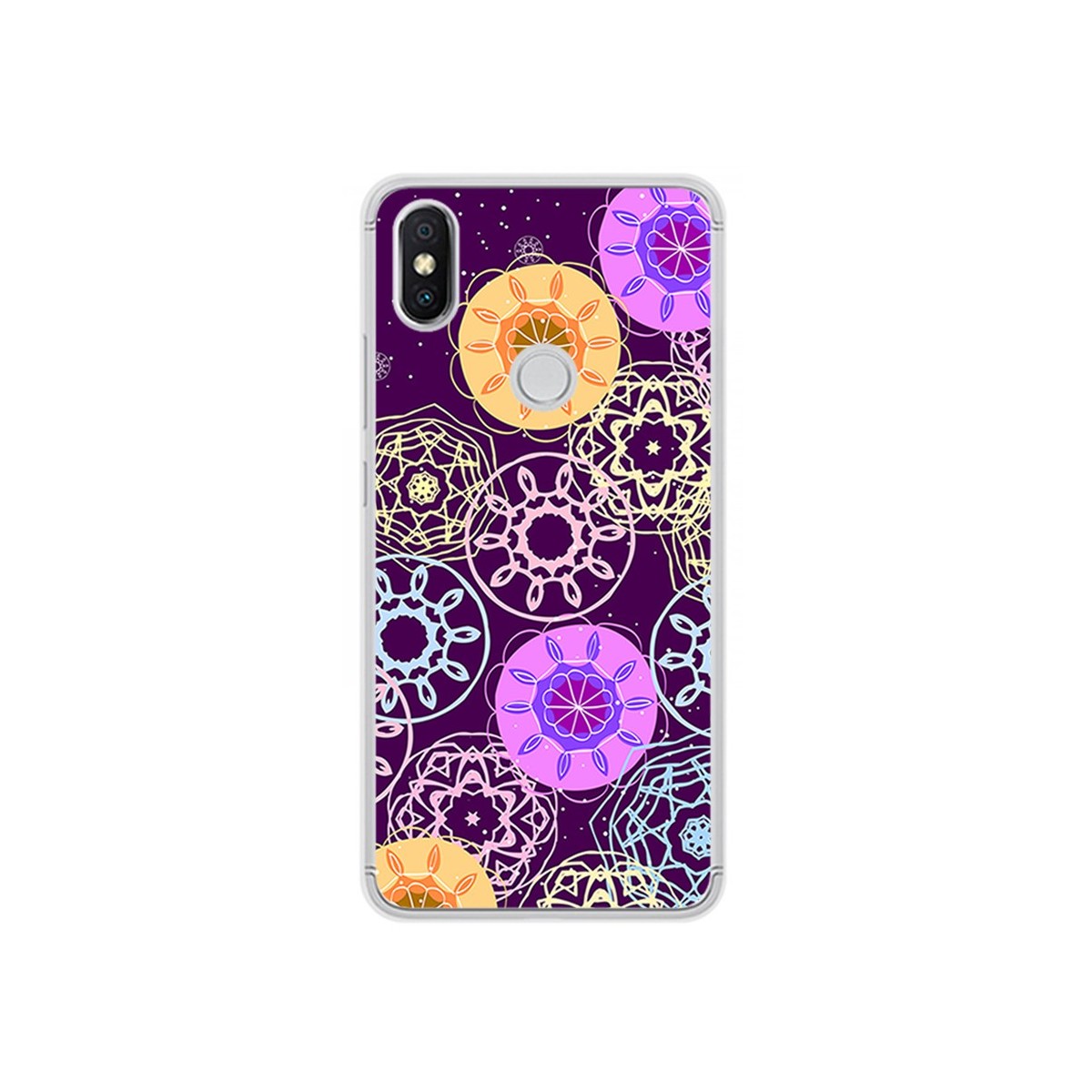 Funda Gel Tpu para Xiaomi Redmi S2 Diseño Radial Dibujos