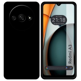Funda Silicona Gel TPU Negra para Xiaomi Redmi A3