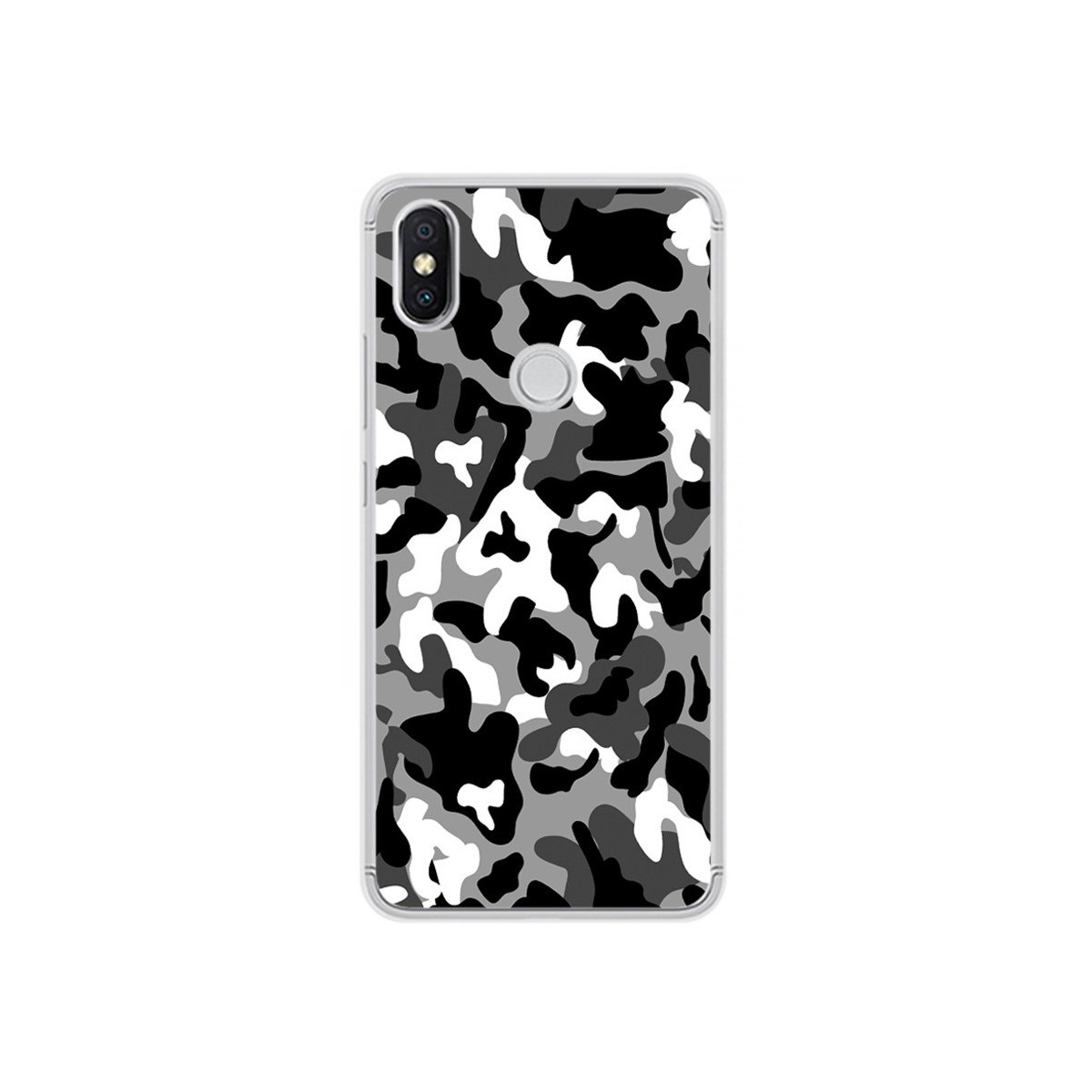 Funda Gel Tpu para Xiaomi Redmi S2 Diseño Snow Camuflaje Dibujos