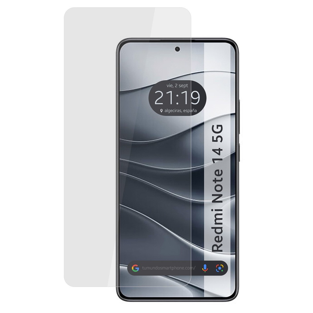 Protector Cristal Templado para Xiaomi Redmi Note 14 5G Vidrio