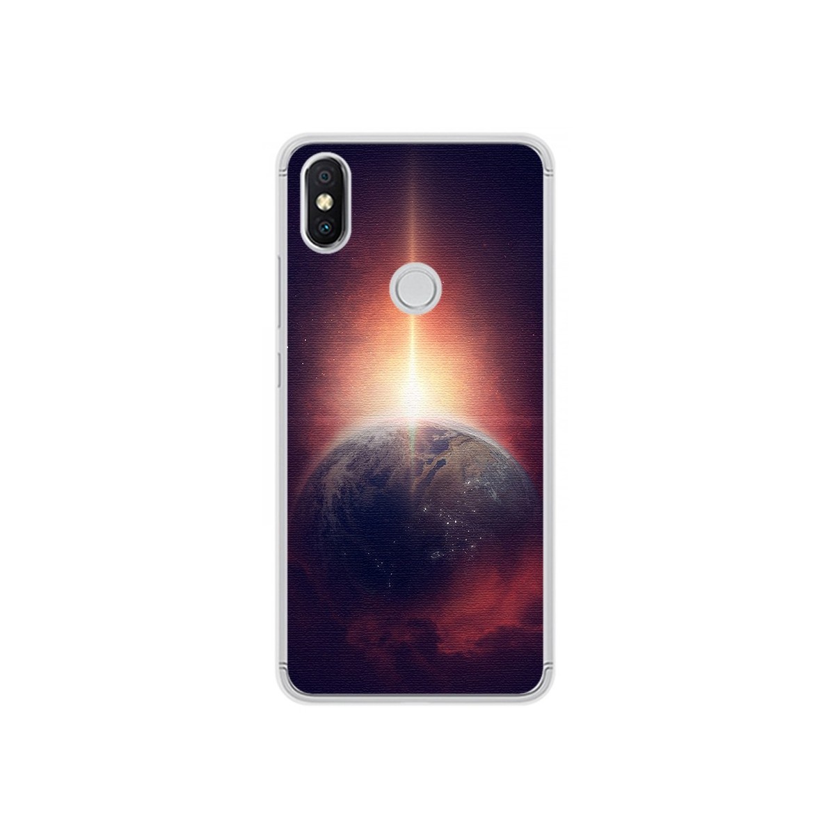 Funda Gel Tpu para Xiaomi Redmi S2 Diseño Tierra Dibujos