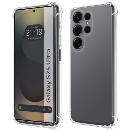 Funda Silicona Antigolpes Transparente para Samsung Galaxy S25 Ultra 5G