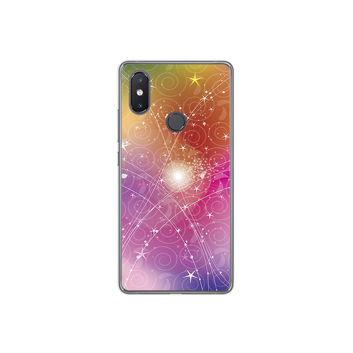 Funda Gel Tpu para Xiaomi Mi 8 Se Diseño Abstracto Dibujos