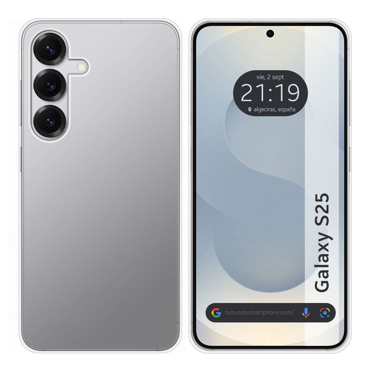 Funda Silicona Gel TPU Transparente para Samsung Galaxy S25 5G